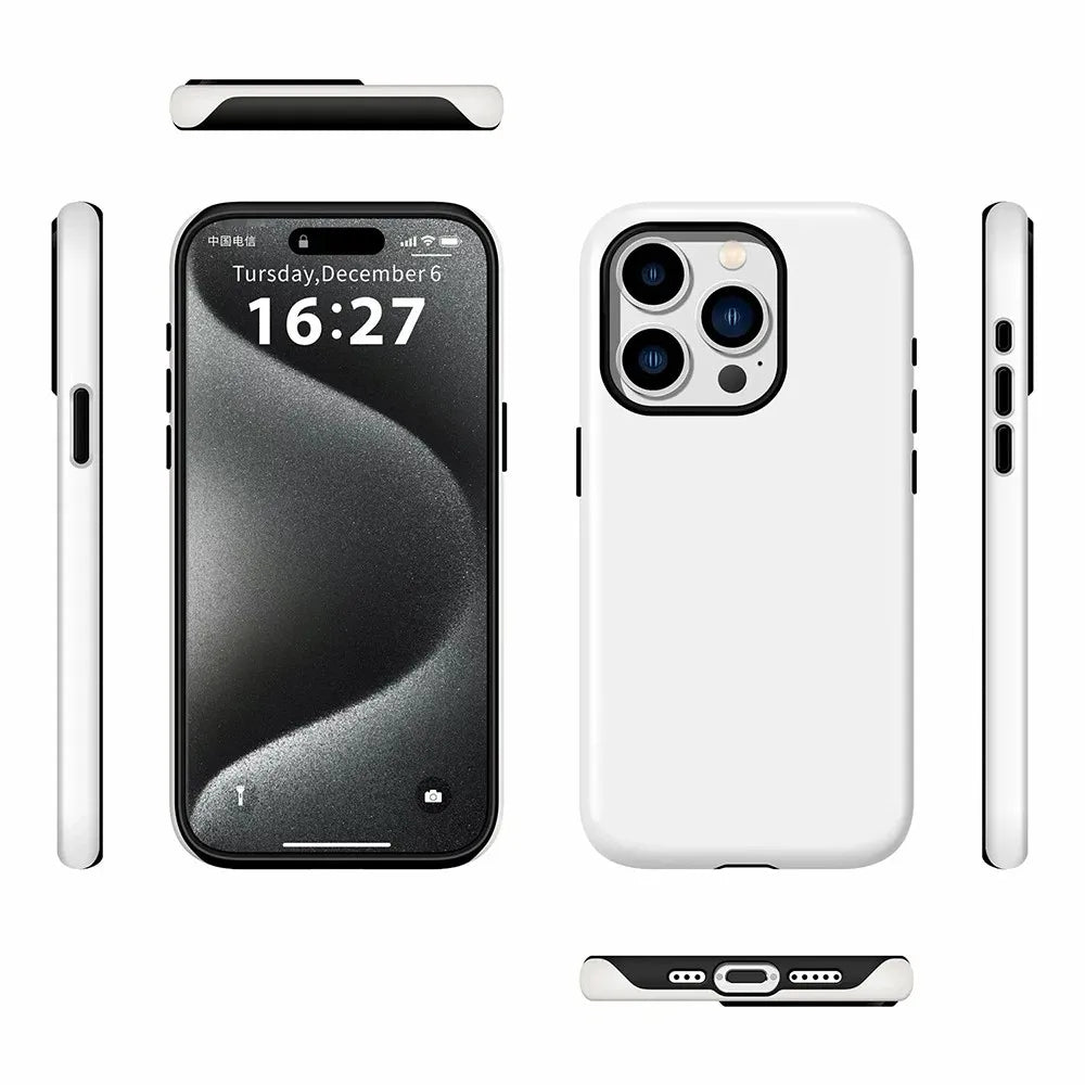 Modische, exquisite Handyhülle mit Schleife und Polka Dots für iPhone 17 16 15 14 13 12 11 Pro Max Air Plus – Luxuriöse doppellagige Rückabdeckung