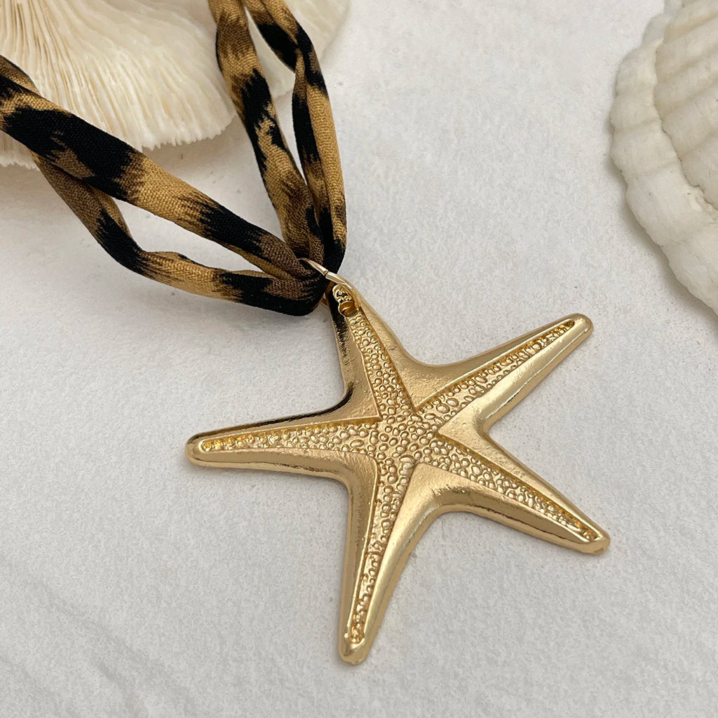 Ingemark 7 Stile Ethnische Multilayer Samt Kette Halskette Frauen 2025 Neue Mode Metall Conch Seestern Herz Anhänger Hals Schmuck
