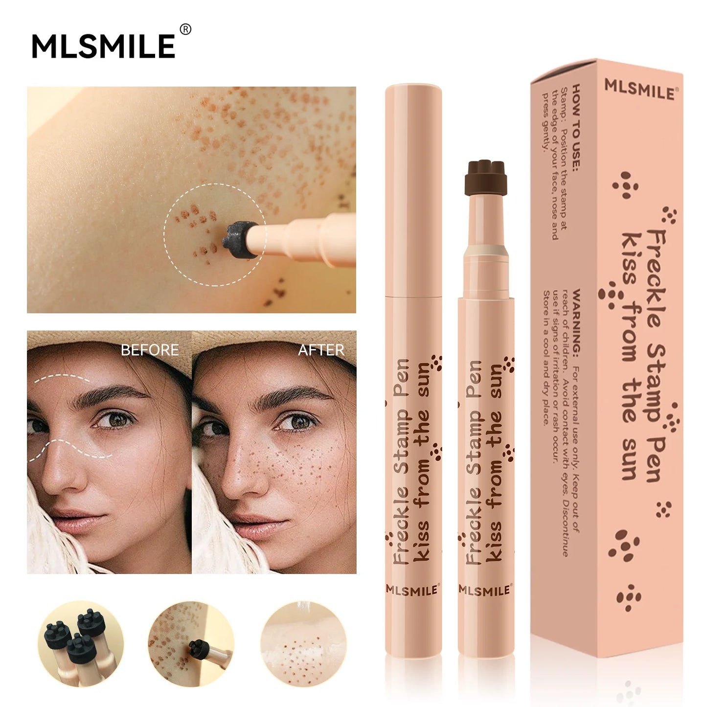 Natürliche Sommersprossen Stift Wasserdicht Simulation Gefälschte Spot Make-Up-Tool Anhaltende Wasserdichte Gesicht Dot Spot Stift Eyeliner Koreanische Kosmetik