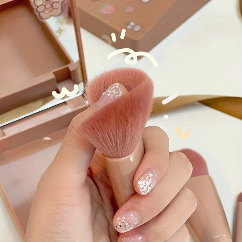 Make-up-Pinsel-Set mit Spiegel