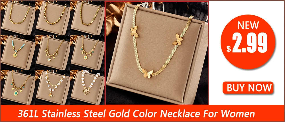 XIYANIKE 316L Edelstahl Halskette Bär Anhänger Kette Zubehör für Frauen Neue Trends Weihnachten Mädchen Schmuck Geschenke Collier