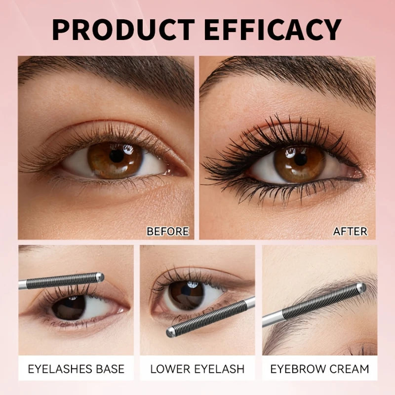 Stahlrohr-Mascara – Wasserfest, Spiralbürste, Verlängernd & Volumengebend