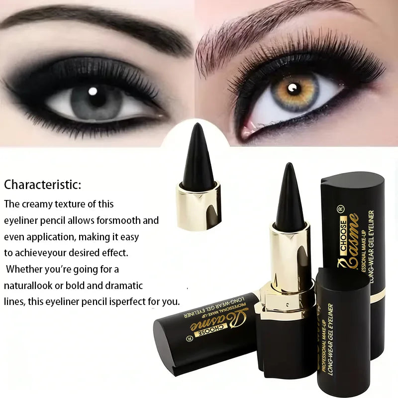Eyeliner mit cremiger Textur, 1 Stück / 2 Stück, leicht färbender, schweißfester High-Pier-Stift, tägliches Make-up-Zubehör für Frauen und Gi