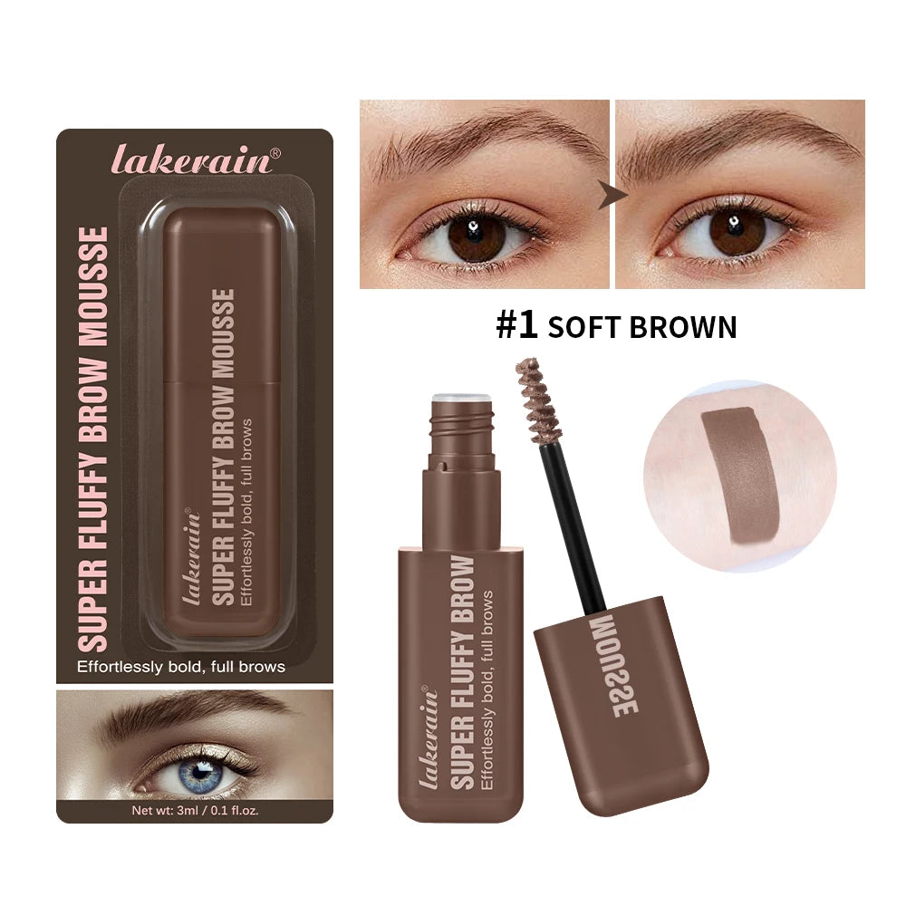Superfluff Volumizing Brow Mousse Tint – Getöntes Augenbrauengel, Wasserfest & Langlebig