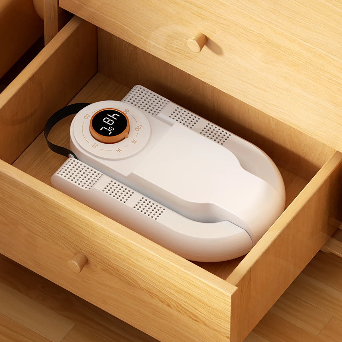 DryPro Flex: Elektrischer Schuhtrockner, Stiefelwärmer