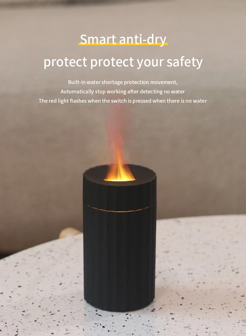 Tragbarer Aromatherapie-Diffusor, Aroma-ätherisches Öl, 100 ml, Desktop-Mini-Luftbefeuchter, Sprühgerät, buntes Nachtlicht, kreatives Geschenk