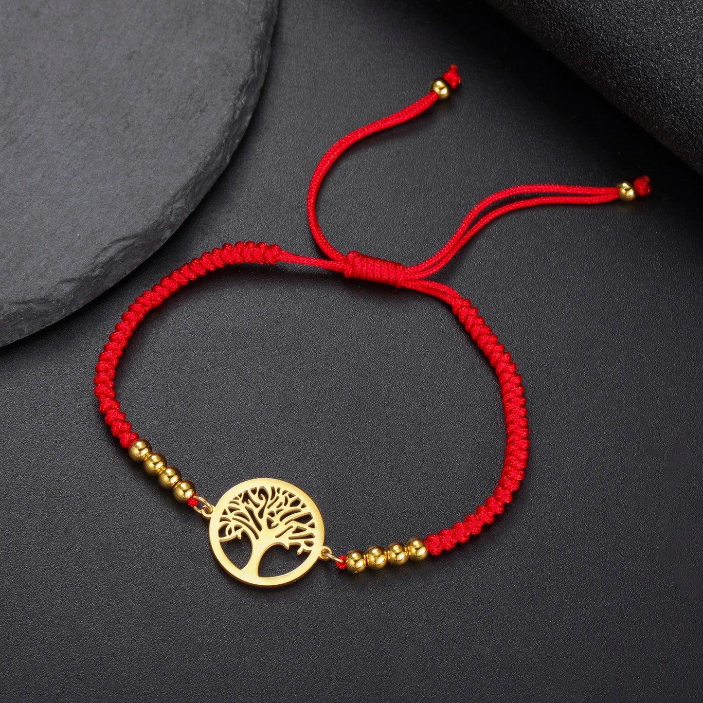 Edelstahl-Armband mit Lebensbaum-Anhänger – Klassischer Schmuck für Damen und Herren