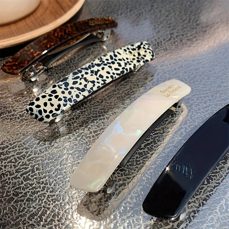 Acetat-Haarspange, elegante Haarklammer, bunte geometrische Haarspangen, Haarnadel für Damen, Haarschmuck