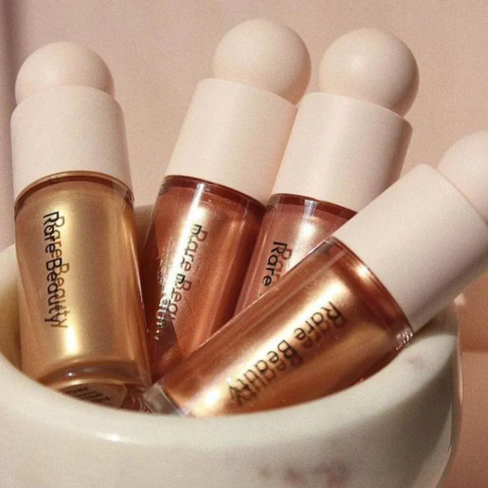 Seltener Schönheitspuder-Highlighter, Rouge, Wasser, Licht, Schimmer, wasserdicht, langlebig, Gesichtsbeleuchtung, Aufhellung des Liquid-Highlighters