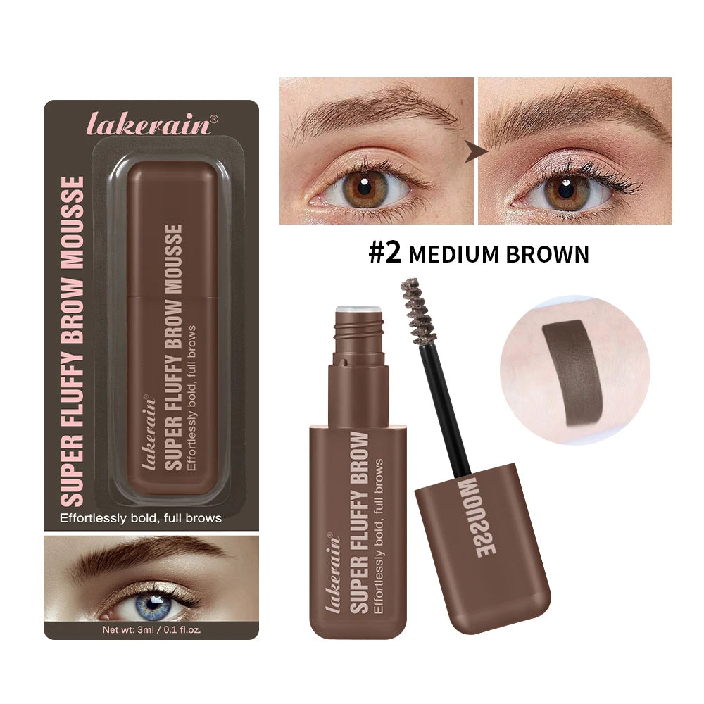 Superfluff Volumizing Brow Mousse Tint – Getöntes Augenbrauengel, Wasserfest & Langlebig
