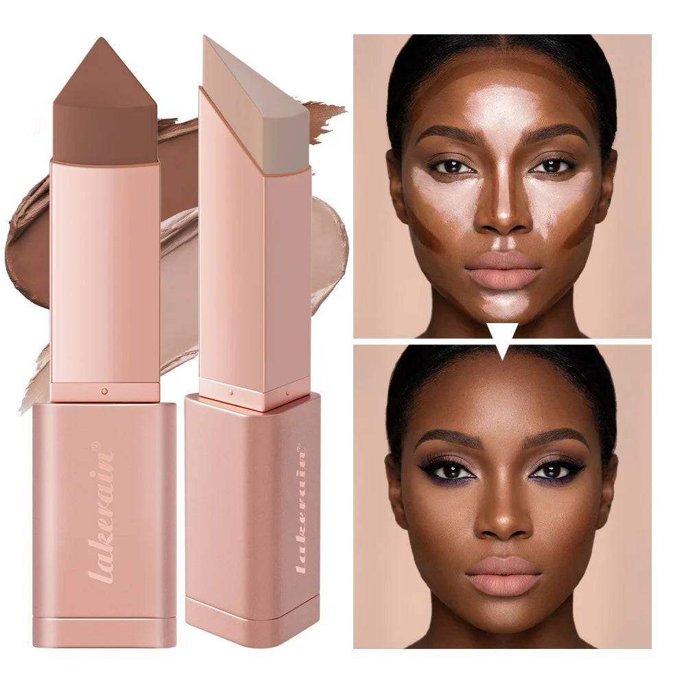 Konturstift Bronzing-Creme Bronzer-Stift Sofortige Konturierung Dunkle Augenringe Gesichtskontur Gesichts-Foundation Make-up
