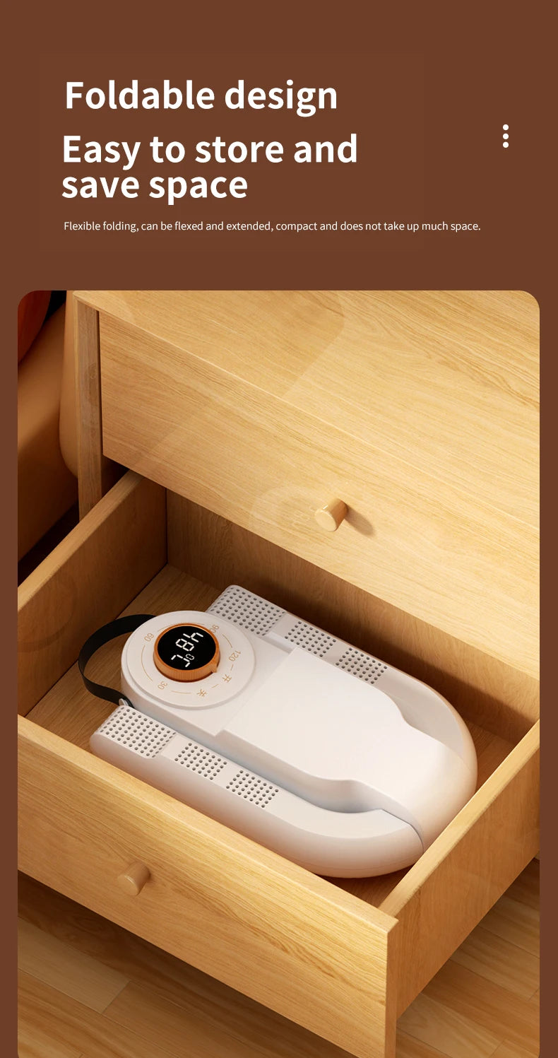 DryPro Flex: Elektrischer Schuhtrockner, Stiefelwärmer