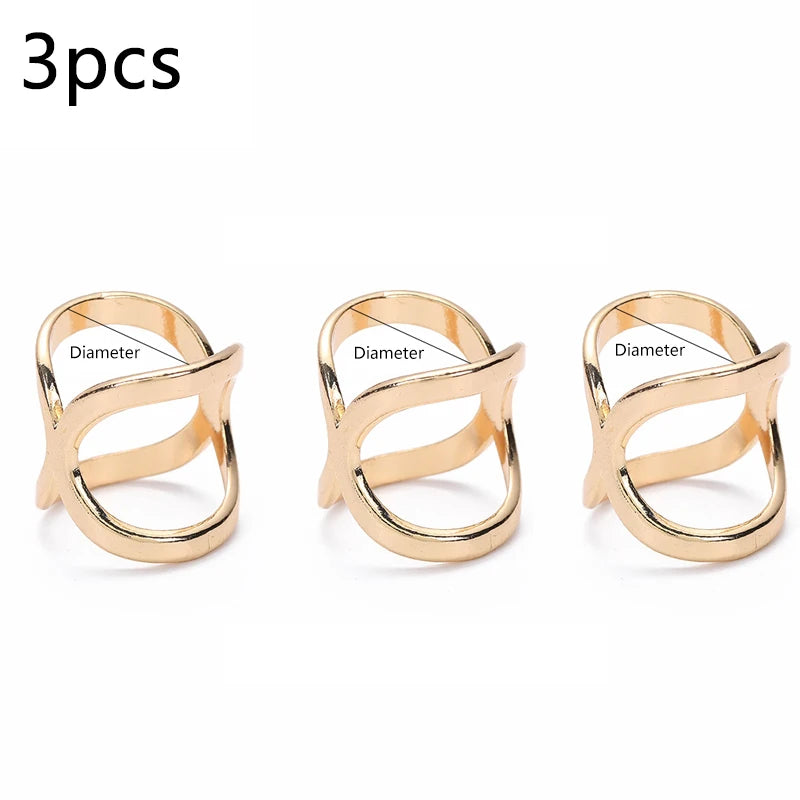 3 stücke Mode Kreuz Schal Clip X Form Metall Broschen Für Frauen Hohl Bogen Schals Schnalle Halter Schals Schmuck Kleidung zugriffs