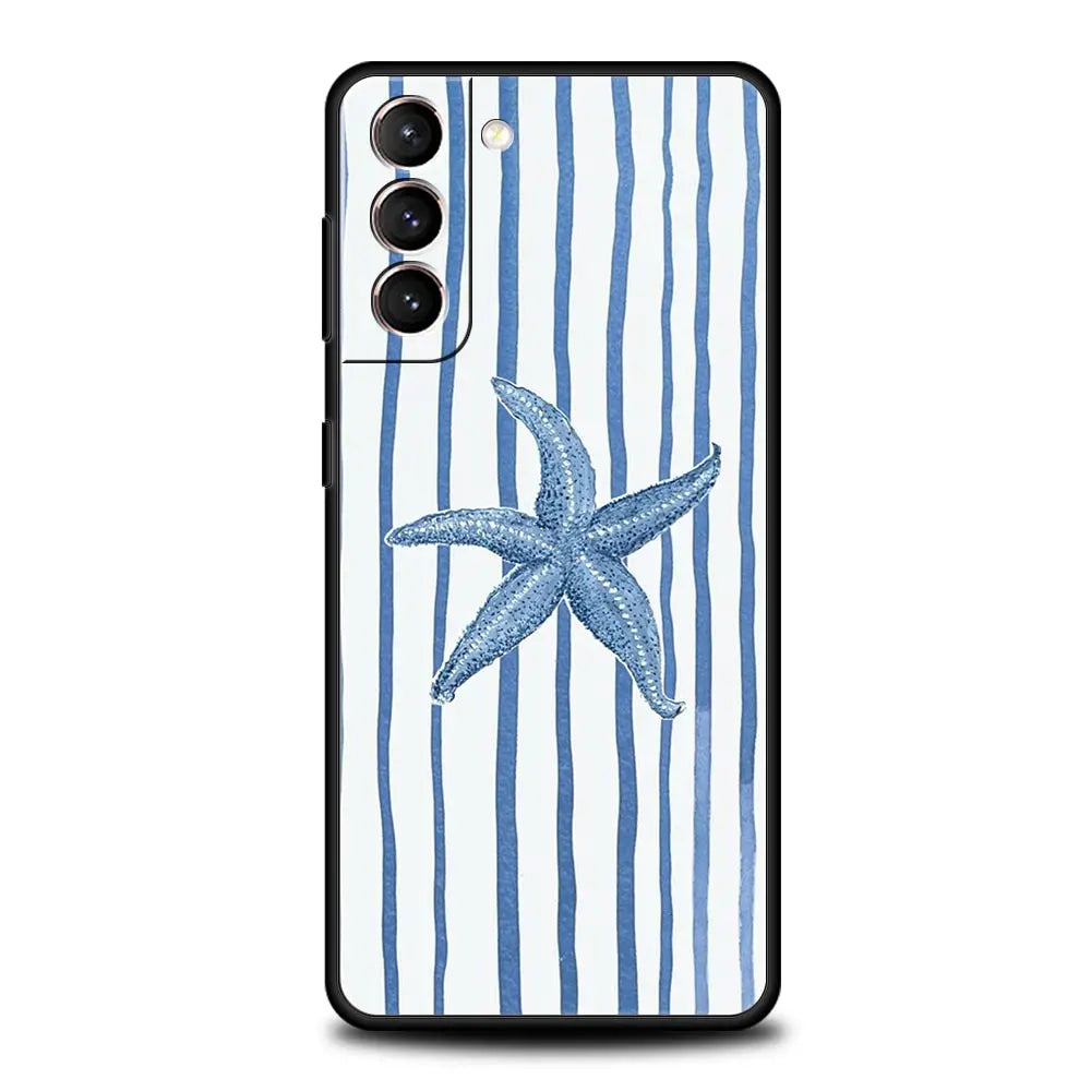 Handyhülle für Samsung Galaxy – Weiche TPU-Hülle mit Baum-, Enten-, Zitronen- & Blumenmuster