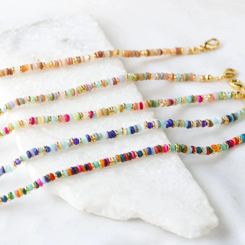 KKBEAD Boho Armband Frauen Y2k Schmuck Böhmischen Armbänder Geschenk Bunte Shell DIs Perlen Sommer Strand Pulseras Mujer