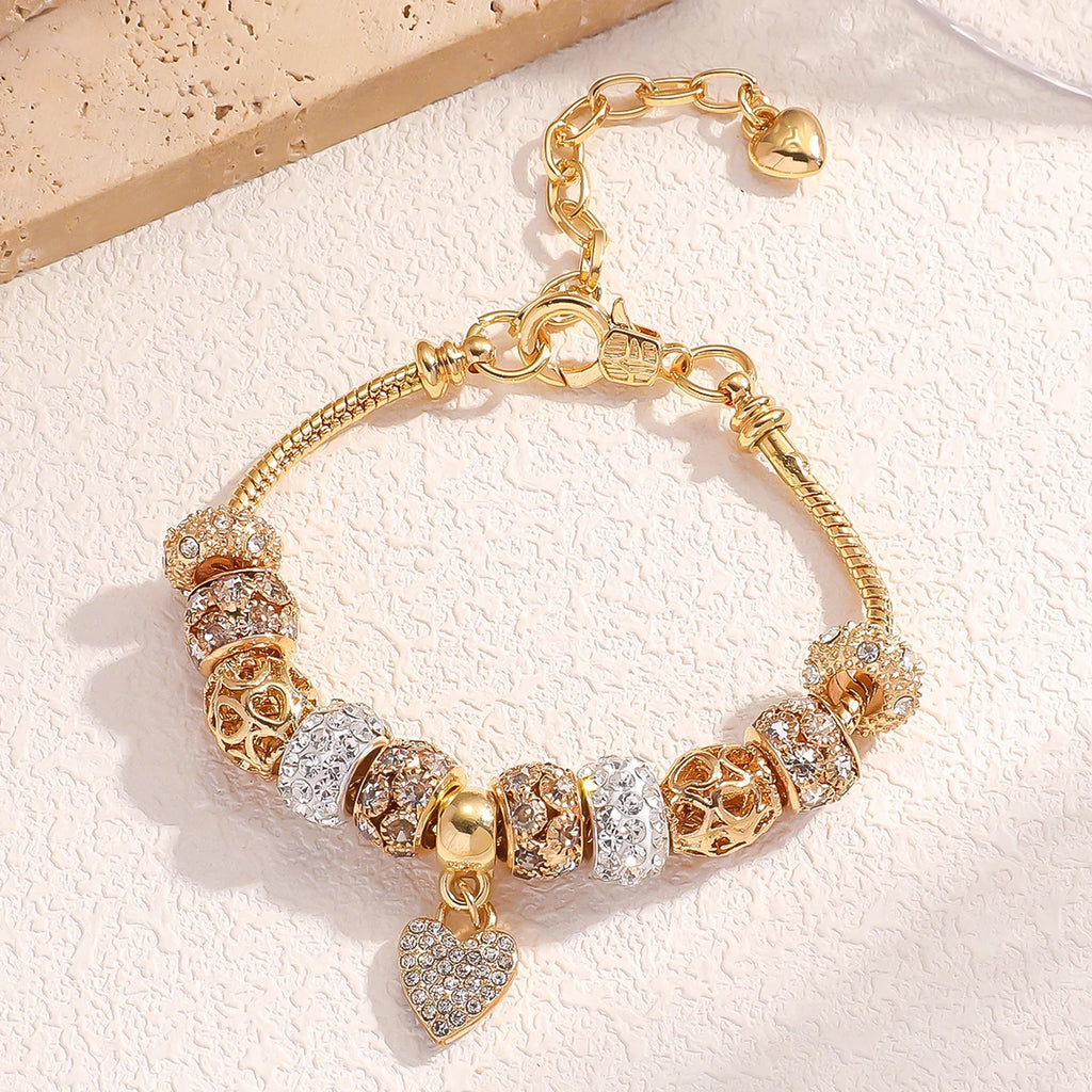 1PC Damenmode Pan Familie DIY Multi Element Liebe Perlen Armband Datum Reise Bankett Party Urlaub Dressing Geschenk