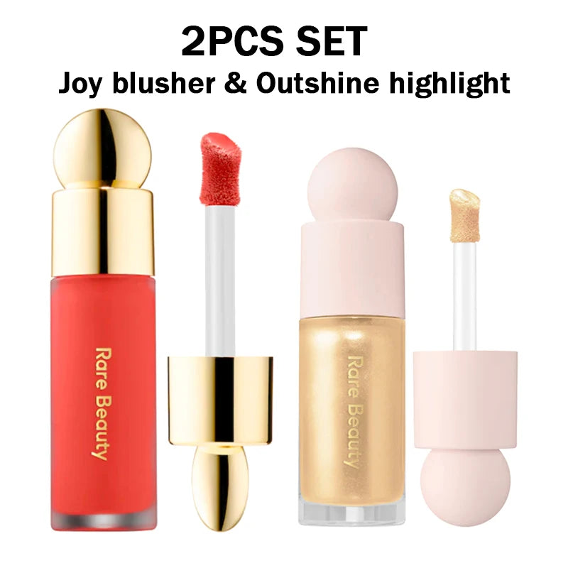 Seltener Schönheitspuder-Highlighter, Rouge, Wasser, Licht, Schimmer, wasserdicht, langlebig, Gesichtsbeleuchtung, Aufhellung des Liquid-Highlighters