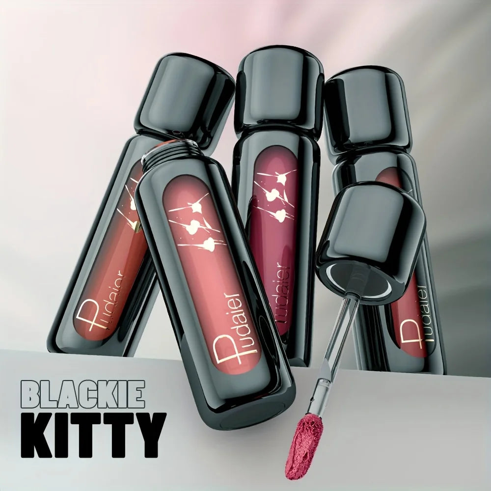 1 Stück mattierter Samt-Lipgloss, hochsättigter flüssiger Lippenschlamm, langlebig, antihaftbeschichtet, kompatibel mit allen Hauttöpfen, Muttertagsgeschenk