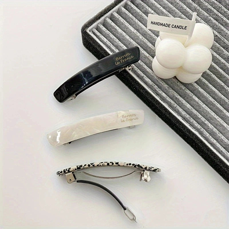 Acetat-Haarspange, elegante Haarklammer, bunte geometrische Haarspangen, Haarnadel für Damen, Haarschmuck