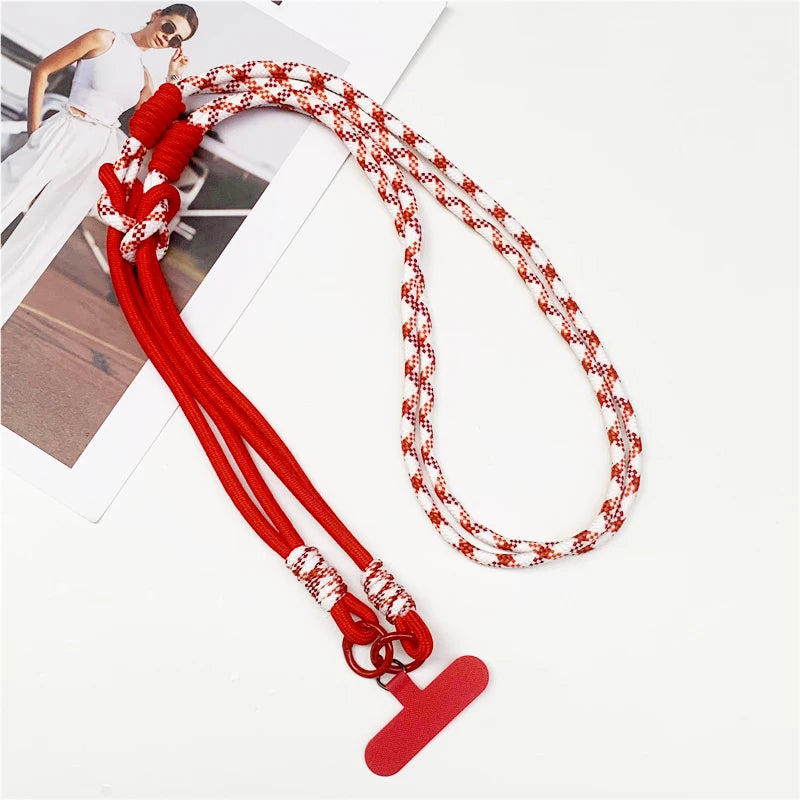 3-in-1-Umhängeseil zum Aufhängen von Mobiltelefonen, Umhängeband, Handschlaufe, abnehmbares Telefon-Lanyard, Wasserbecher-Hängeseil
