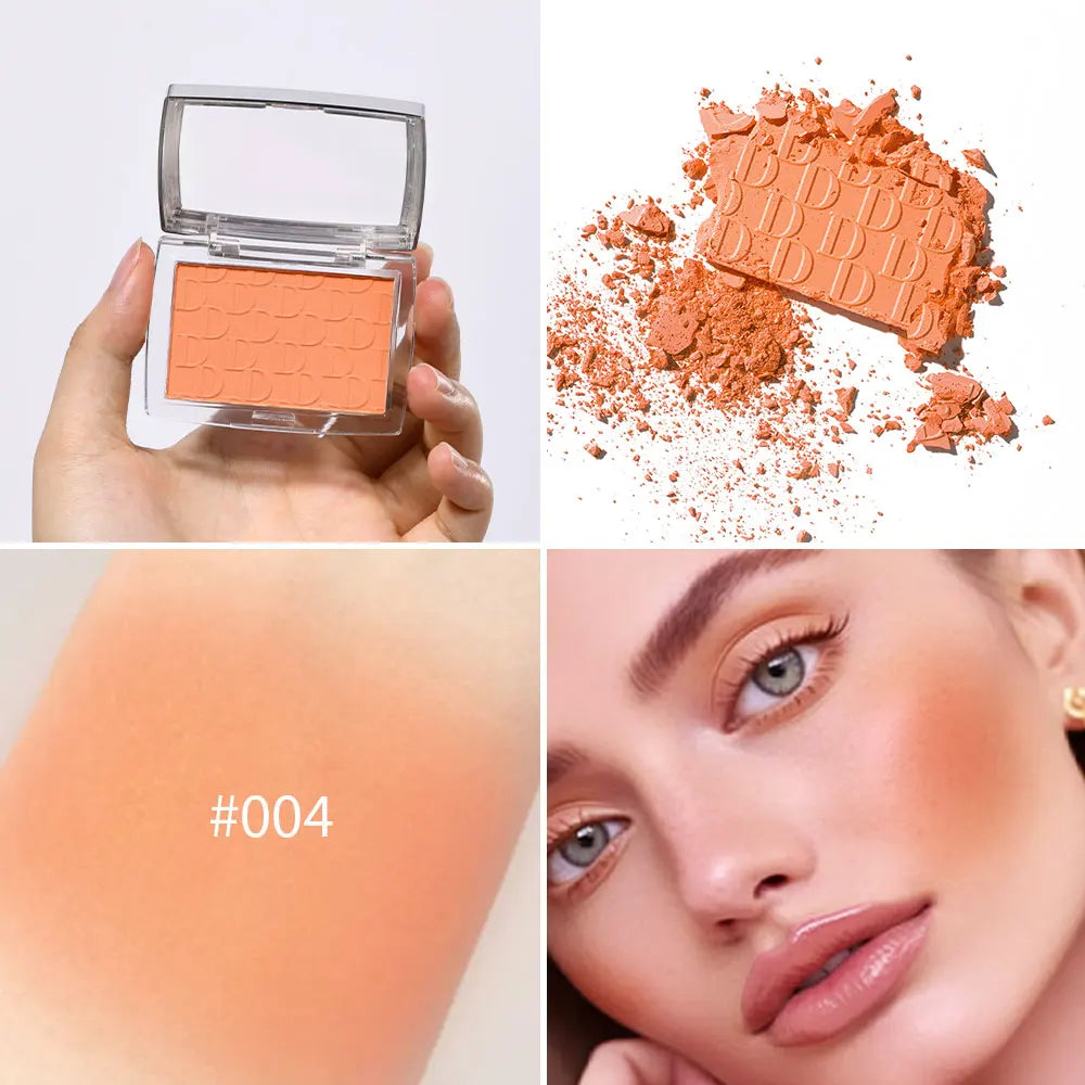 Gesichtsrouge, matt, natürlich, Wangentönung, erhellt das Gesicht, rosa, rot, Gesichtskonturierung, Kosmetik, Rouge, Puder, weiches weibliches Make-up