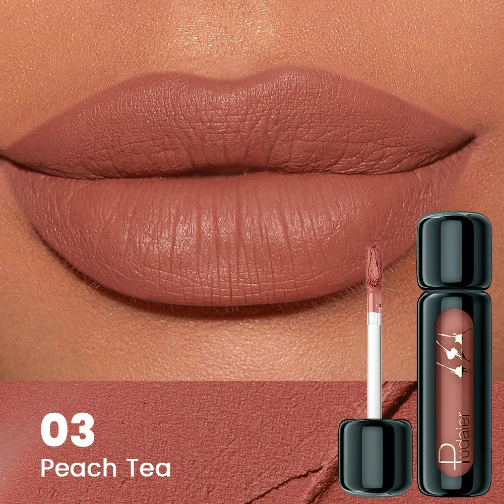 1 Stück mattierter Samt-Lipgloss, hochsättigter flüssiger Lippenschlamm, langlebig, antihaftbeschichtet, kompatibel mit allen Hauttöpfen, Muttertagsgeschenk