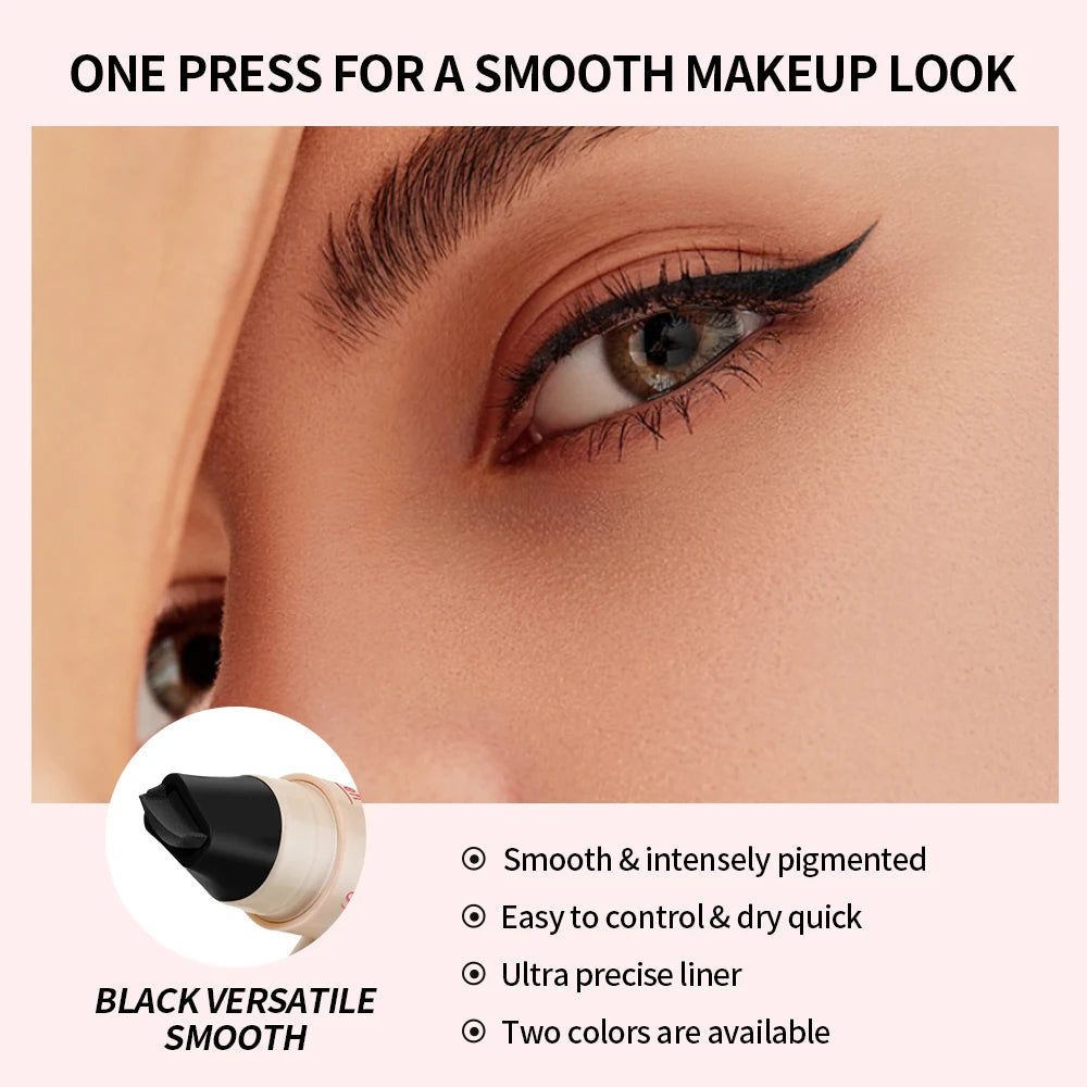 1PC Eyeliner-Stift wasserfest, schnell trocknend, langlebig, glatt und leicht zu färben, natürliches Augen-Make-up erstellen