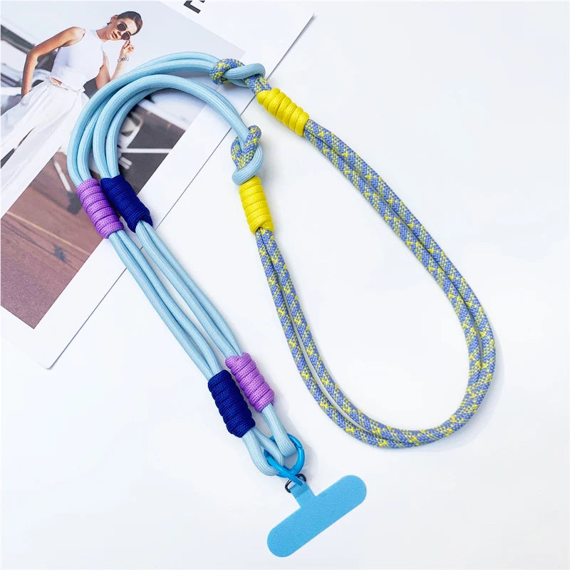 3-in-1-Umhängeseil zum Aufhängen von Mobiltelefonen, Umhängeband, Handschlaufe, abnehmbares Telefon-Lanyard, Wasserbecher-Hängeseil