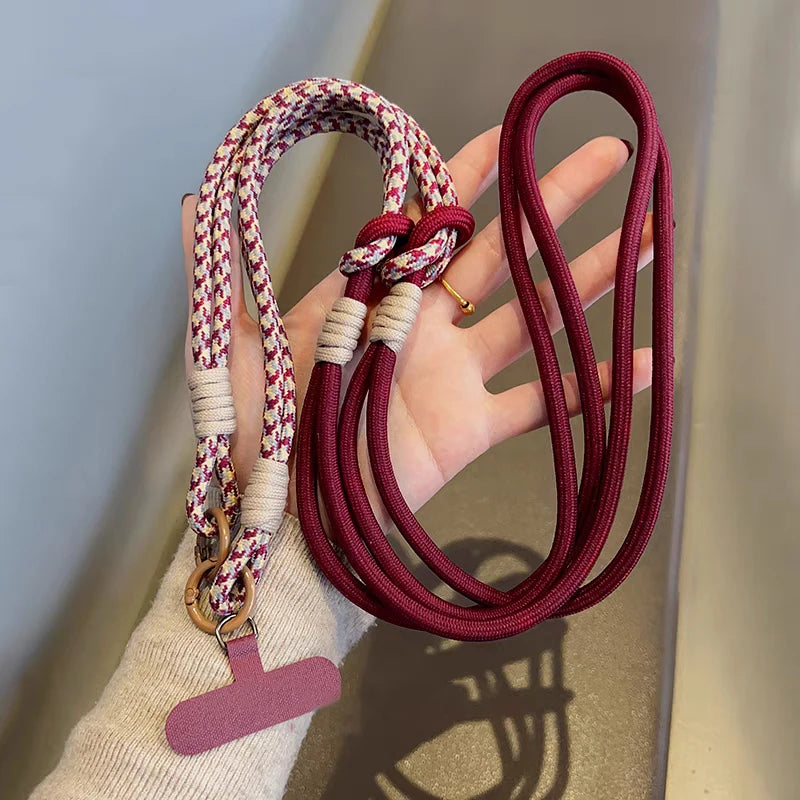 3-in-1-Umhängeseil zum Aufhängen von Mobiltelefonen, Umhängeband, Handschlaufe, abnehmbares Telefon-Lanyard, Wasserbecher-Hängeseil