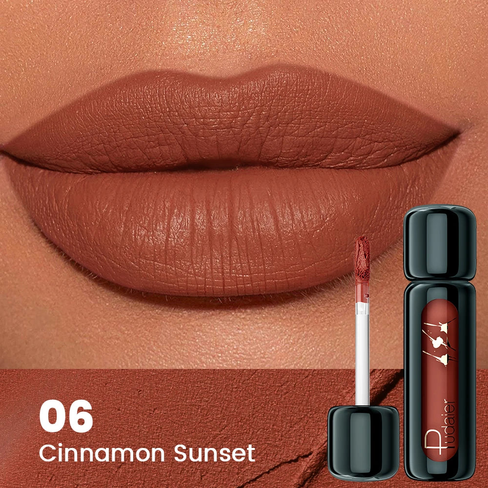 1 Stück mattierter Samt-Lipgloss, hochsättigter flüssiger Lippenschlamm, langlebig, antihaftbeschichtet, kompatibel mit allen Hauttöpfen, Muttertagsgeschenk