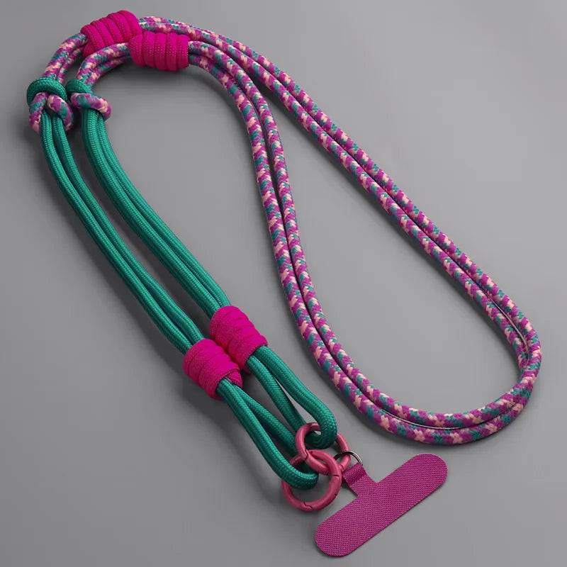 3-in-1-Umhängeseil zum Aufhängen von Mobiltelefonen, Umhängeband, Handschlaufe, abnehmbares Telefon-Lanyard, Wasserbecher-Hängeseil