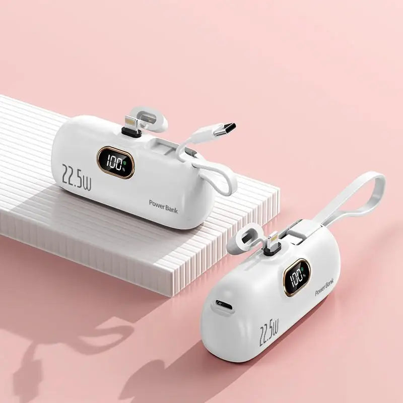 Mini Powerbank 30000 mAh | Tragbarer Externer Akku mit Schnellladefunktion