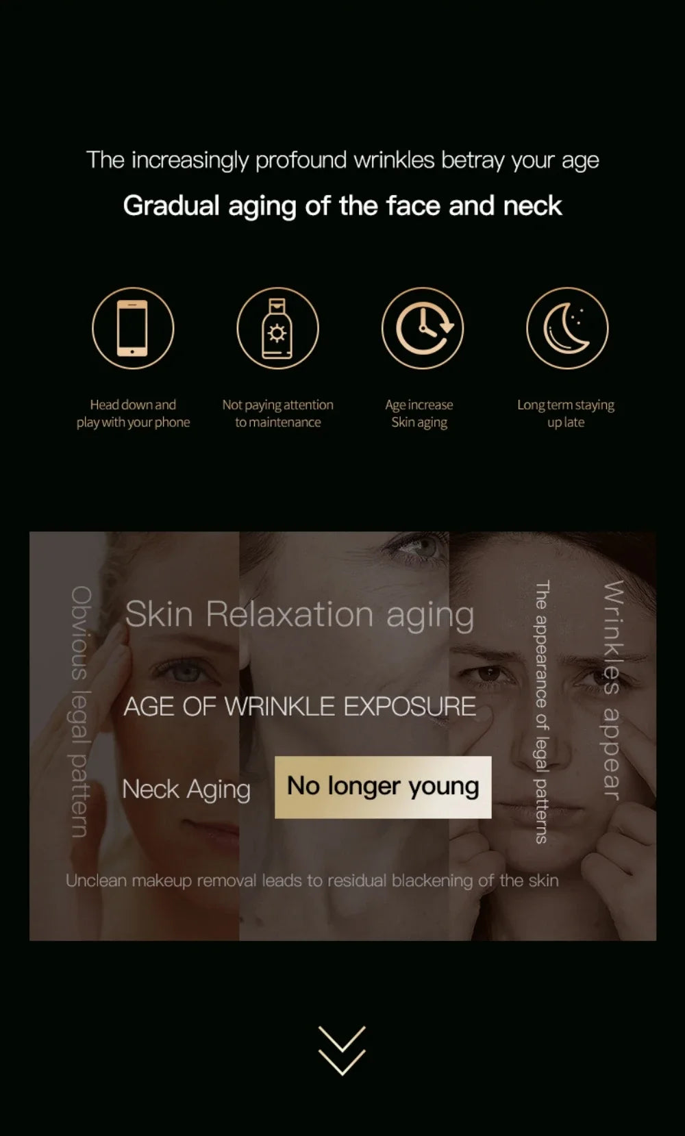 3-in-1 Gesichtslifting & Halsmassagegerät | EMS Anti-Aging & Hautstraffung