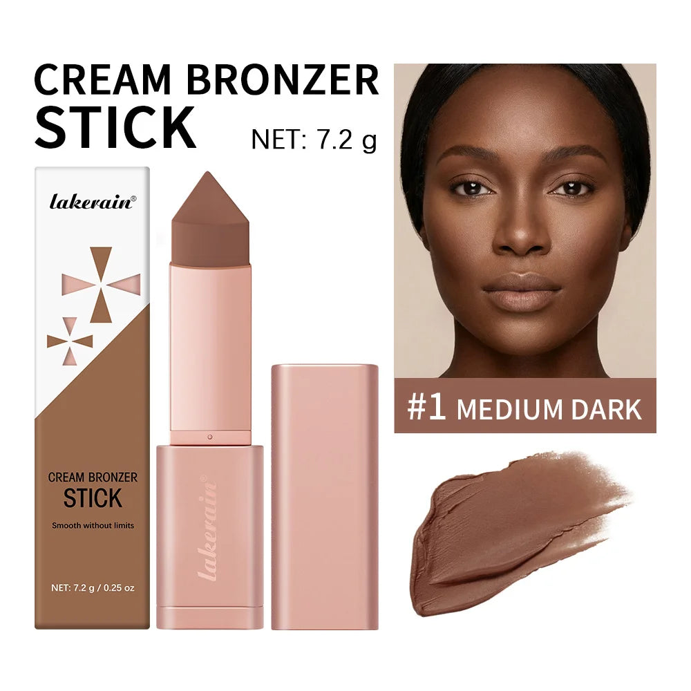 Konturstift Bronzing-Creme Bronzer-Stift Sofortige Konturierung Dunkle Augenringe Gesichtskontur Gesichts-Foundation Make-up