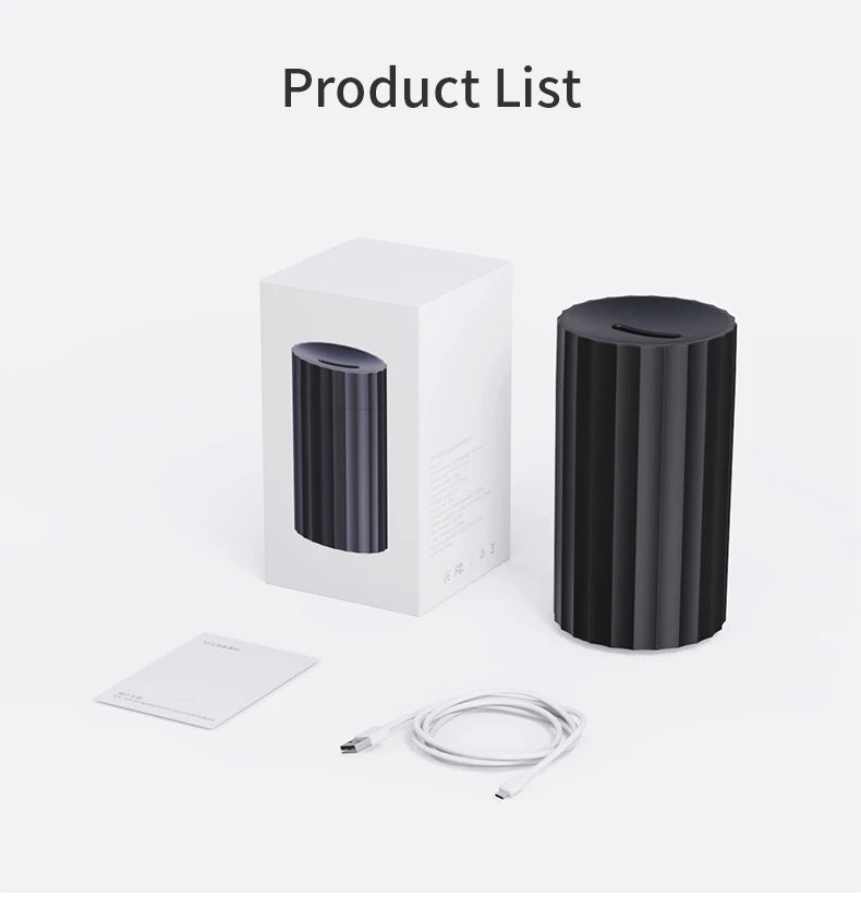 Tragbarer Aromatherapie-Diffusor, Aroma-ätherisches Öl, 100 ml, Desktop-Mini-Luftbefeuchter, Sprühgerät, buntes Nachtlicht, kreatives Geschenk