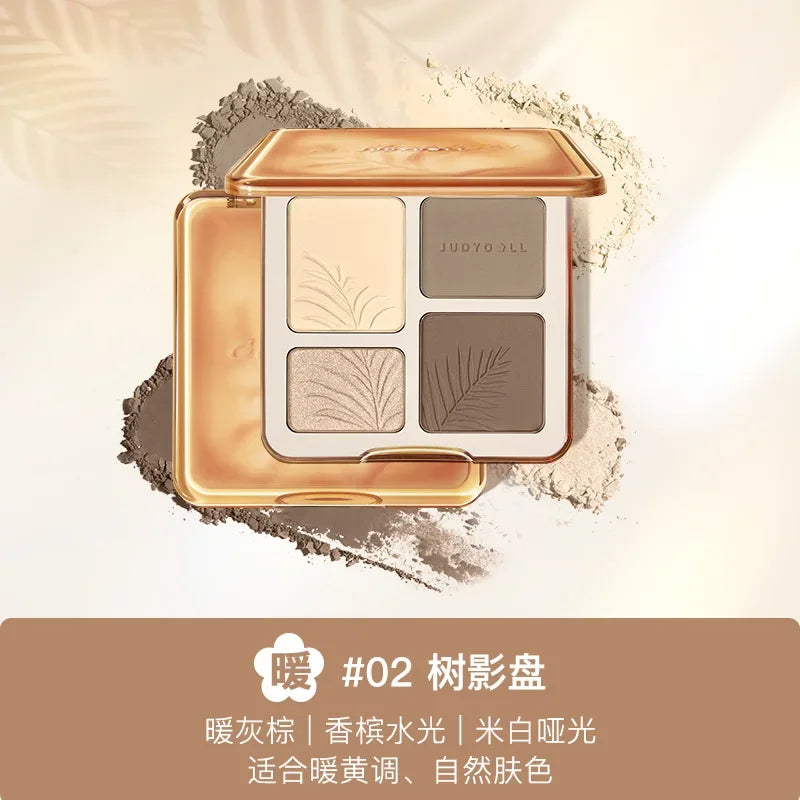 Judydoll Highlight Facial Contouring Palette Matte Brighten Dreidimensionaler Schatten Lasting Glow Shimmer Powder Cosmetics