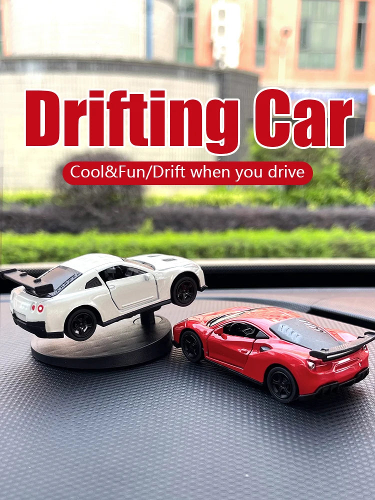 Drift Auto Armaturenbrett Spielzeugmodell Schaukel drehen coole Sportrennen Auto Ornamente Innenzubehör Dekorartikel Spaß Dekorationen Männer