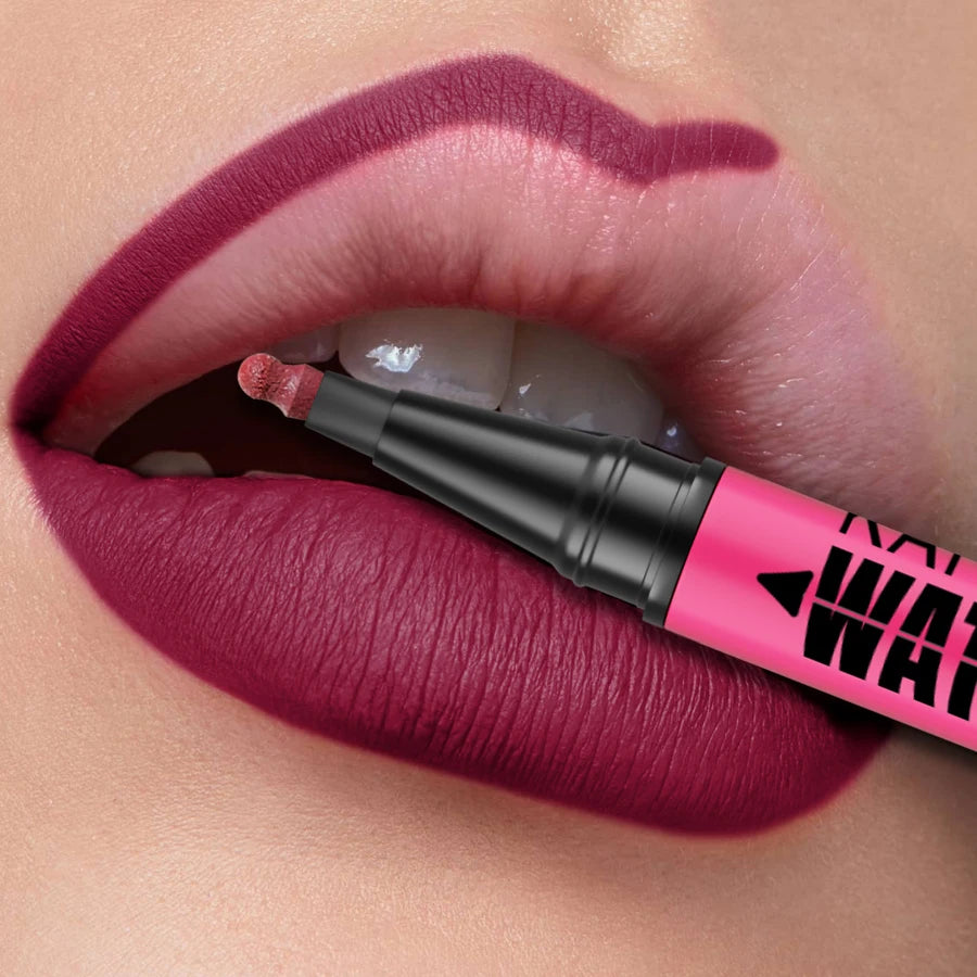 1PC Flüssigkeit Matte12-Farbe Lipliner Bleistift Wasserdicht Plumping Fleck Lippenstift Natürliche Lip Liner Umriss Lippen Kontur Make-Up