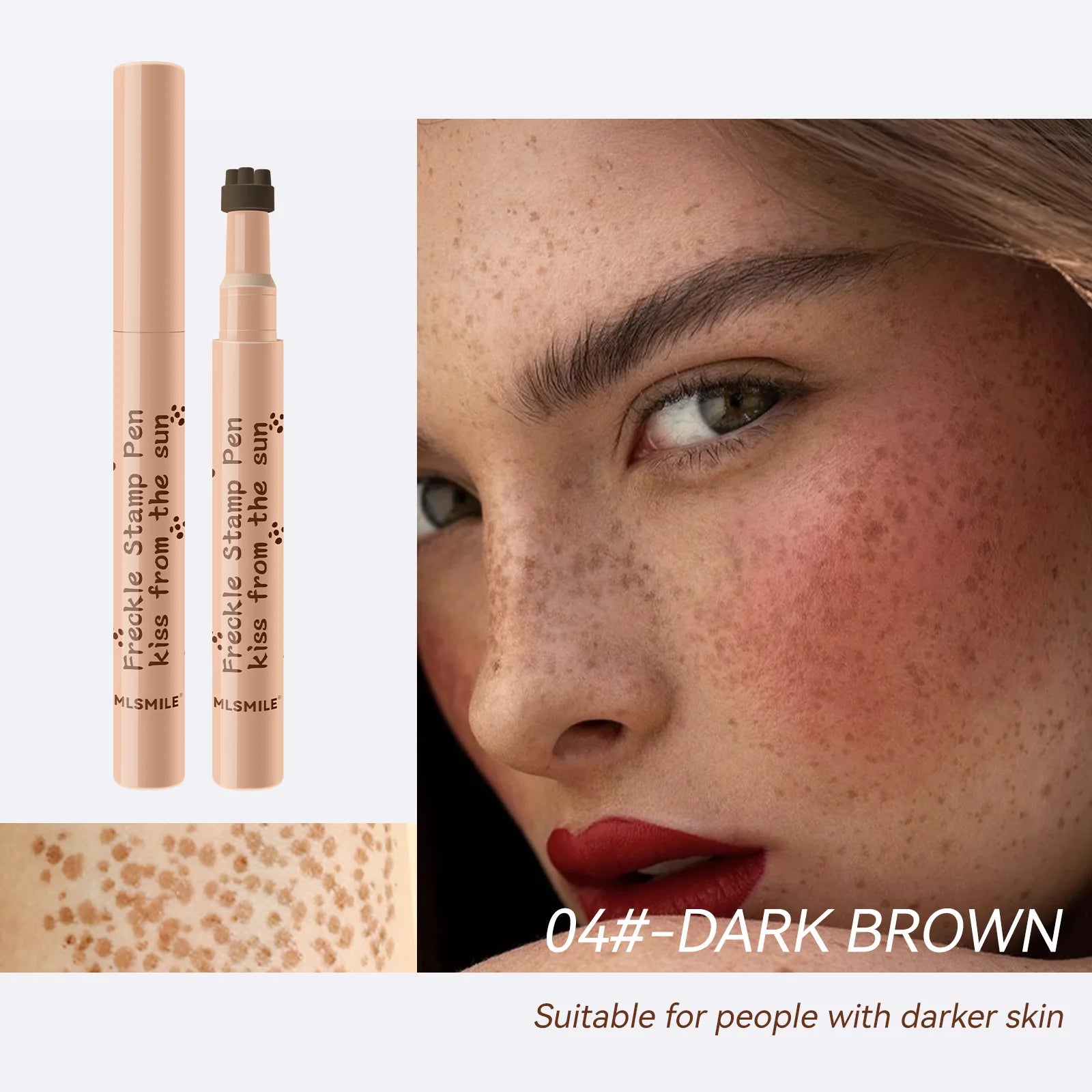 Natürliche Sommersprossen Stift Wasserdicht Simulation Gefälschte Spot Make-Up-Tool Anhaltende Wasserdichte Gesicht Dot Spot Stift Eyeliner Koreanische Kosmetik