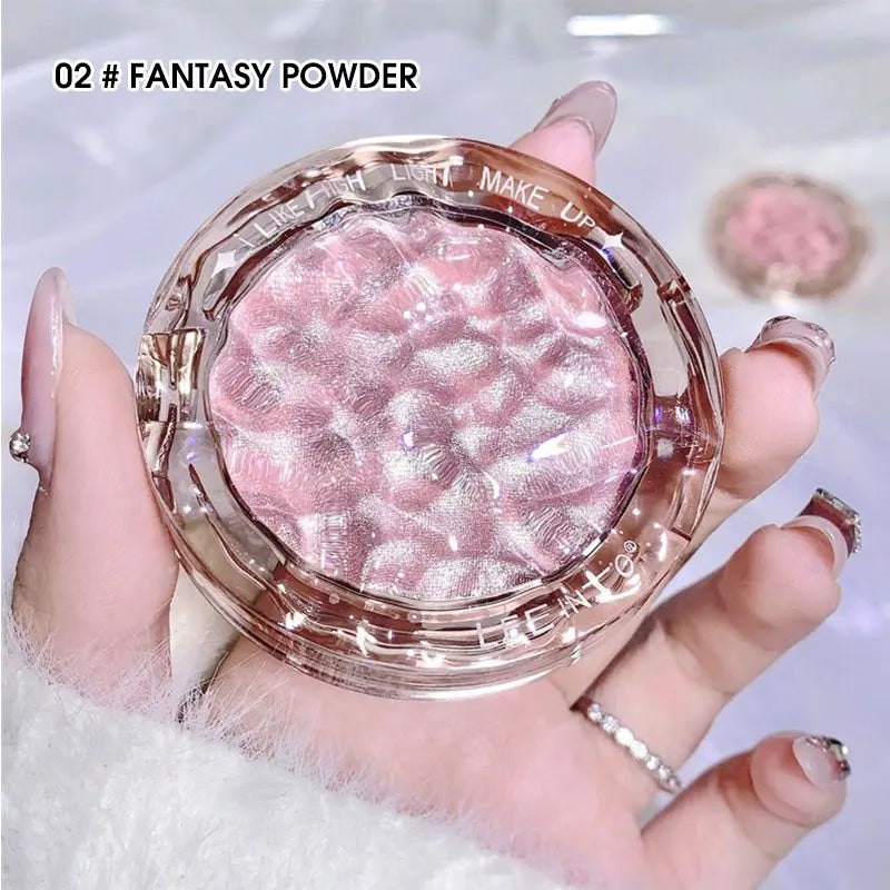 Hochglanz Puder glanz Glitter Highlight Kontur Palette natürlicher Glanz Kontur Concealer dauerhaftes Licht