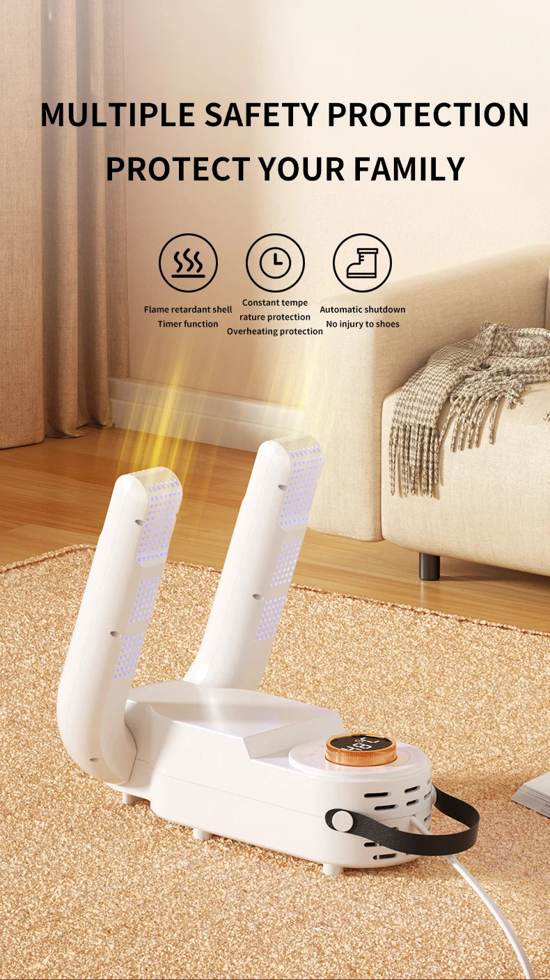 DryPro Flex: Elektrischer Schuhtrockner, Stiefelwärmer